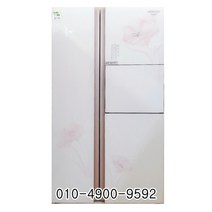 중고냉장고 삼성지펠 강화유리 레드메탈 스마트기능 600~700리터급 024