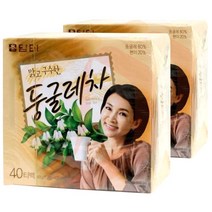 담터 맑고 구수한 둥굴레차 티백, 48g, 2개