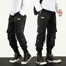 패션 간단한 작업 바지 남성 스판덱스 비스킷 바지 [S-3XL 기획]
