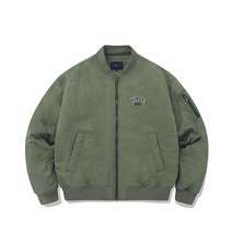 ALE SMALL 2 TONE ARCH LOGO MA-1 JACKET KHAKI