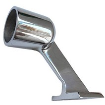 NRC&XRC Marine Boat Yacht Heavy Dudy 316 SS High Leg Hand Rail 60 Degree End Stanchion for Pipe 7/8, 1, 7/8 in