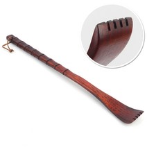 홈리빙 고급 원목 옻칠 나무 효자손 등긁개 부모님 효도 선물 1개