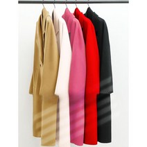 블랙 양면 캐시미어 코트 여성용 겨울 여성 가을 여자 가을코트