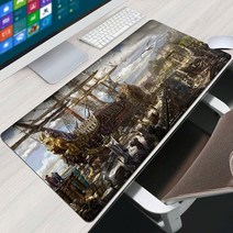 장패드 L-Lost Ark 마우스 패드 Pc 게이머 액세서리 Xxl 데스크 프로텍터 키보드 매트 대형 게임 확장 컴퓨터, [03] 300x600x3mm, [09] FS003323