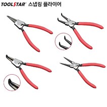 스냅링플라이어 핀제거 오므림 벌림 곡 직 플라이어 집게 5인치 7인치 9인치, 5인치(벌림/직선/125mm), 1개