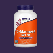 나우푸드 디마노스 D-Mannose 500mg 240 베지캡슐, 120 캡슐, 1개