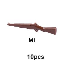어린이 선물 호환 레고 군사 WW2 무기 MOC SWAT 피규어 2 색 인쇄 총 육군 경찰 팀 독일어 98K 부품 빌딩, 15 M1