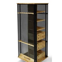 낚싯대 보관함 로드 거치대 진열대 업소용 스탠드형, 검정색 매체