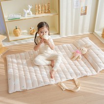 포몽드 생크림 모달 듀라론 리버시블 사계절 어린이집 낮잠이불 패드, 리버시블 모달 낮잠패드/02플라워베어, 리버시블 모달 낮잠패드/02플라워베어
