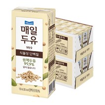 매일두유 99.9 설탕무첨가 식물성 단백질 무설탕 190ml 48팩, 단품
