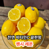[비타민C듬뿍] 마미템 미국산 칠레산 팬시 레몬 중과 대과, 4kg (중과, 26입), 1개