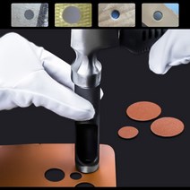 가죽공예 원형홀펀치 12종모음, 원형4mm, 원형4mm, 원형4mm