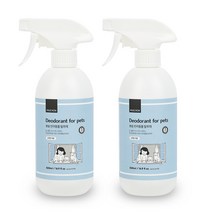 뽀숑 반려동물 탈취제 산뜻한 바람 500ml x 2개 강아지 고양이 냄새