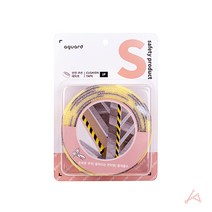 VEDANA_ 주차 장 코너 h빔 모서리 기둥 안전 쿠션 테이프 보호 대 출차주의 벽 부딪힘 방지 가드 1612688p