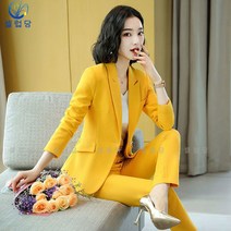셀럽당 오피스룩 정장 여 춘추 패션 정장 바지 투피스
