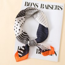 다이뽀 베이직 옵티컬 패턴 스카프