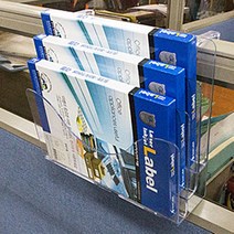 파티션걸이 꽂이 아크릴포켓 파티션케이스 3단 60MM