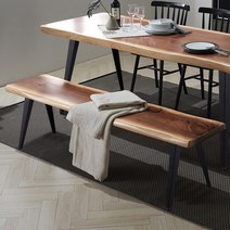 헤이미쉬홈 니오 델 뉴송 우드슬랩 통원목 벤치 1900, 투톤