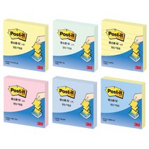 3M 포스트-잇® 팝업리필 KR-330 노랑라인(76x76mm), 단품, 단품