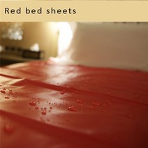 마사지 스파 s-e-x 방수 침대 시트 pvc 매트리스 커버 알레르기 없음 3 크기 210x130cm 210x170cm 210x210cm 침대 매트, 침대 시트 레드, 210cm x 210cm