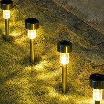 LED 태양광 정원등 야외 태양열 조명 경관 문주등 잔디 가로등 주택 전등 HC-002, 백색