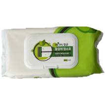 아임클린 베이킹소다 물걸레 청소포 30매 라임향 특대 캡형, 7개