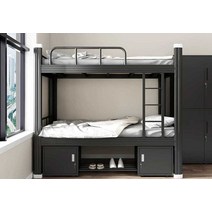 벙커침대 성인 침대 이층 SS 퀸, 고급형1000x2000화이트침대판포함