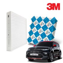 3M 쏘울부스터 PM2.5 초미세먼지 에어컨필터 PM0.3효율 DF91, 단품