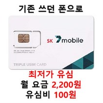 SK 텔링크 세븐모바일 LG유플러스 미디어로그 알뜰유심 후불 유심칩 카드 USIM 알뜰폰 무약정 요금제, 스카이라이프신규, 골드
