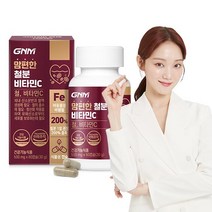 [총 2개월분]GNM 비헴철 임산부 철분 비타민C 1병 철분제, 단품, 단품
