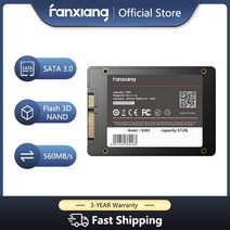 외장하드 SSD 메모리카드 FanXiang SSD1TB 240GB 2.5 인치 SSD SATA III PC 노트북 데스크탑 용 내부 솔리, 03 240GB, 한개옵션1