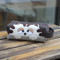 바이핸즈 퀼트 diy키트 패키지 소품 - 야옹이 빅 파우치, 1개