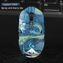 게이밍 마우스 호환용 스티커 로지텍 g903 900 hero 무선 스킨 사이드 땀 패드 g900 화이트 퍼플 액세서리 미끄럼 방지, g903 900-패턴 33