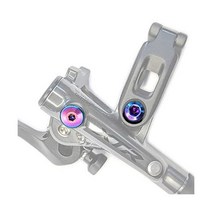 Terske 티타늄 브레이크 하드웨어 키트 시마노 XTR/XT/SLX/데오레(오일슬릭 양극산화), Oil Slick Anodized
