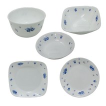 코렐 블루베리 공기 대접 냉면기 접시 식기 그릇 단품선택, 1개, 찬기(1호)