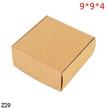 6 개/몫 다양한 크기 크래프트 종이 포장 상자 손으로 선물 생일 발렌타인 용품, [01] as picture, [29] Z29-6pcs