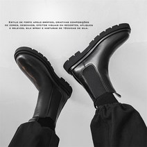 수입 남성 부츠 첼시 워커 데일리 남자 겨울 마틴 블랙 하이탑 브리티시 툴링 신발 트렌드