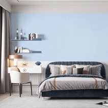 3평 5평 10평 원룸 아이방 벽지 2.5m 라인 딥블루 셀프벽지