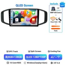 네비게이션 내비게이션 안드로이드 올인원 멀티미디어 비디오 플레이어 GPS 360 카메라 헤드 유닛 13 카플레이 모리스 차고 MG3, 8G-128G CAM