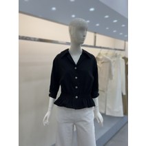 나이스크랍 스모킹 주름 블라우스A233PWB604)