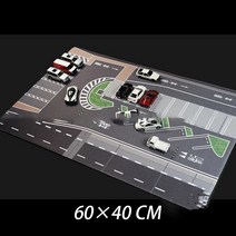 다이캐스트 주차장 자동차모형 토미카 디오라마 전시1:64 스케일 장면 매트 도로 150, B형