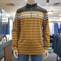 (주)에스에스패션 [세르지오] 남성 가을 차이나집업 긴팔 카라 티셔츠 STSJCML3680
