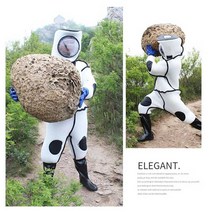 방호복 말벌 벌 장수말벌 옷 우주복 두꺼운 통기성 전신 벌꿀, 160-170cm, 1개