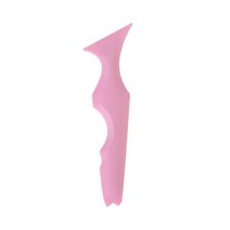 1pcs Silicone Eyeliner Ruler Multi-Functional Eye Makeup Assist Tool Eyelash Paint Lipstick Beauty, [02] pink