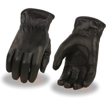 할리데이비슨 가죽 장갑 여성용 남성용 Milwaukee Leather MG7715 여성용 '열 블랙 가죽 장갑 신치 손, 01 블랙.
