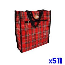 고급 나일론 원단 시장 가방 소 x5개 마트가방 장보기