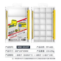 멀티 태클 박스 MEIHO 방수 낚시 액세서리와 동일 양면 도구 상자 루어 미끼 보관 후크, baffle insert grid