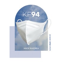 케이엠플러스 KF-94 새부리형 마스크 화이트 대형 50매입