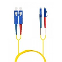 고급형 LC-SC-MM-2C 멀티 광 패치코드 점퍼코드 광장비와 분배함 간 연결 케이블, 10m
