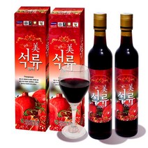 웰빙건강마을 100% 석류원액 500g x 2병, 2개